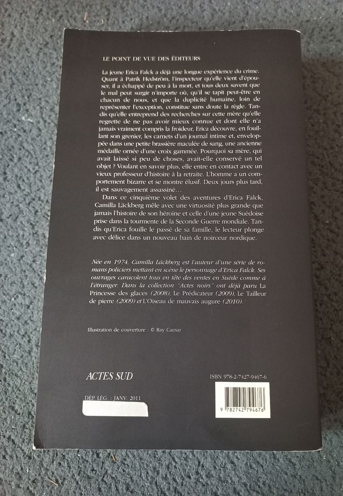 Livre l enfant allemand Camilla Lackberg - photo numéro 2