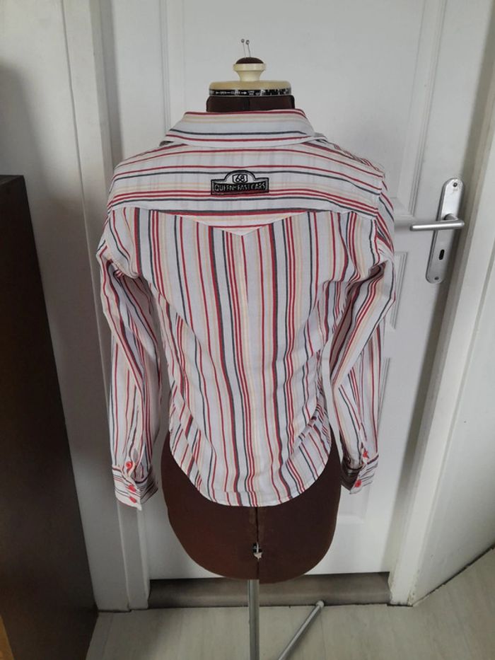 Petite chemise rayée  lee 68 quenn fast cars - photo numéro 2