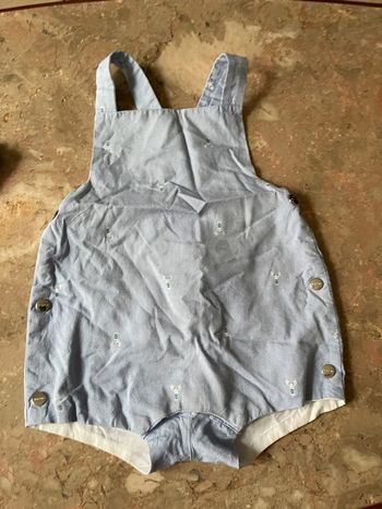 Salopette grenouillère d’été garçon 12mois