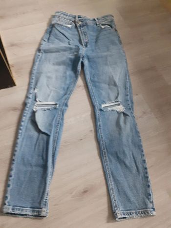 Jeans troué mom slim M