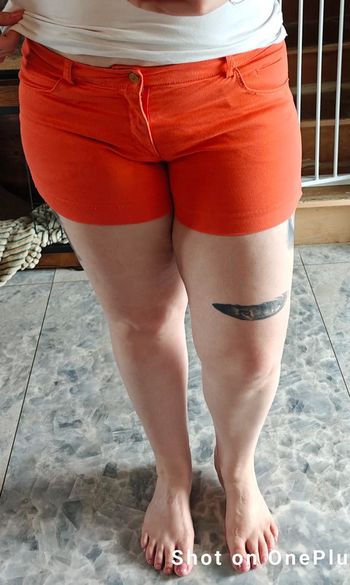 Mini short orange