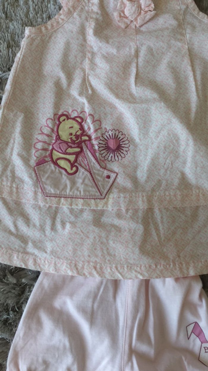 Ensemble robe et bloomer 9m Disney neuf - photo numéro 2