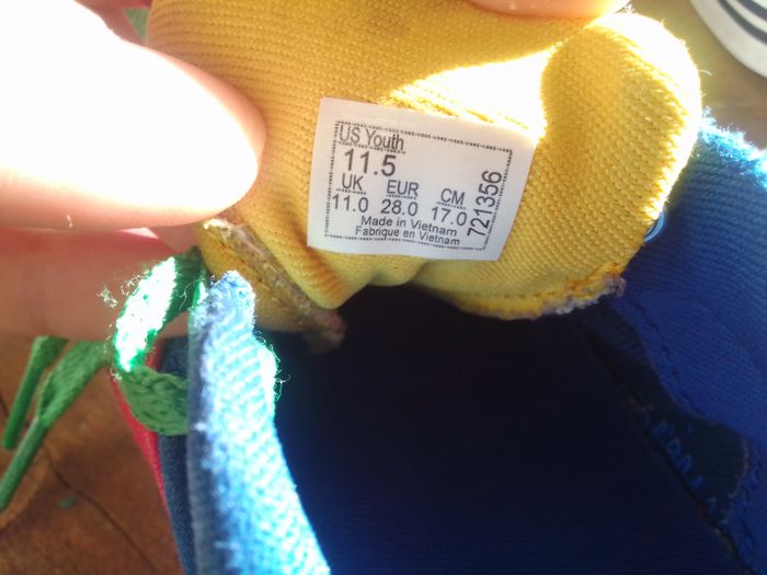 Lot de 3 paires de baskets enfants