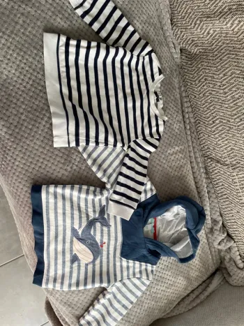 Lot de deux, sweat-shirt, Obaibi  et Kiabi