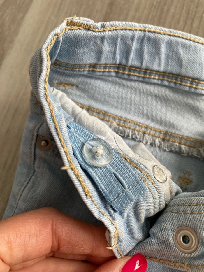 Jean skinny 4 ans kiabi bleu clair - photo numéro 3