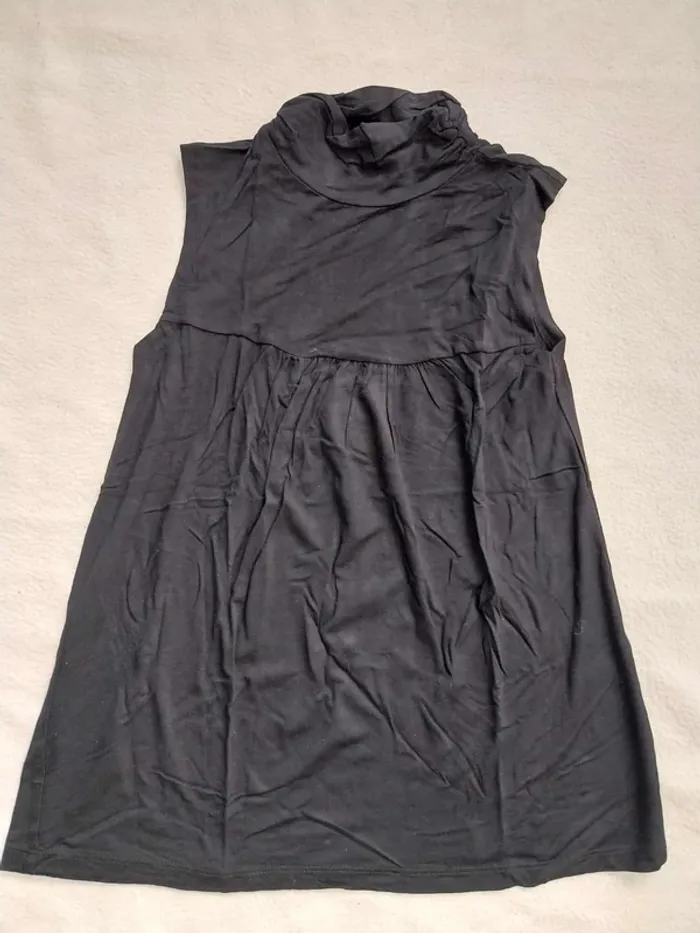 Haut noir col montant T38/40 - photo numéro 2
