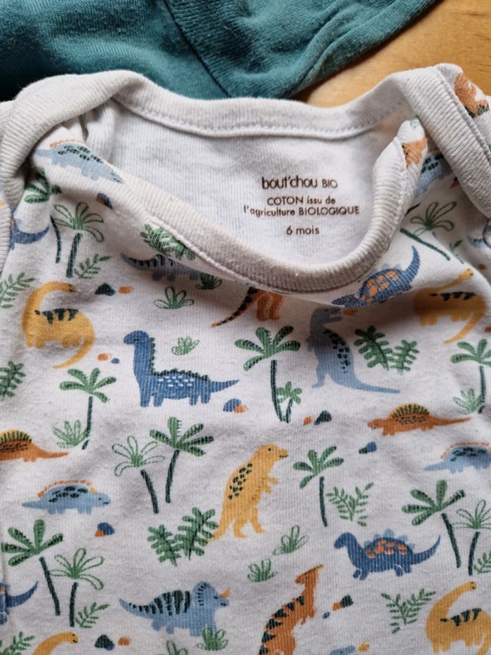 Lot de 2 bodies dinos 6M - photo numéro 3