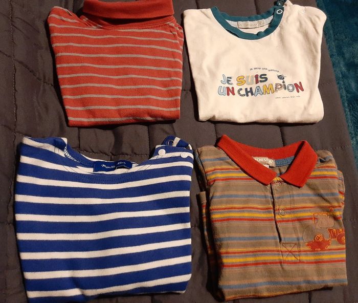 Lot hauts rayures - photo numéro 2