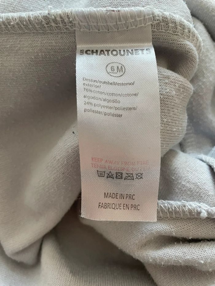 Pyjama une pièce Les Chatounets 6 mois - photo numéro 5