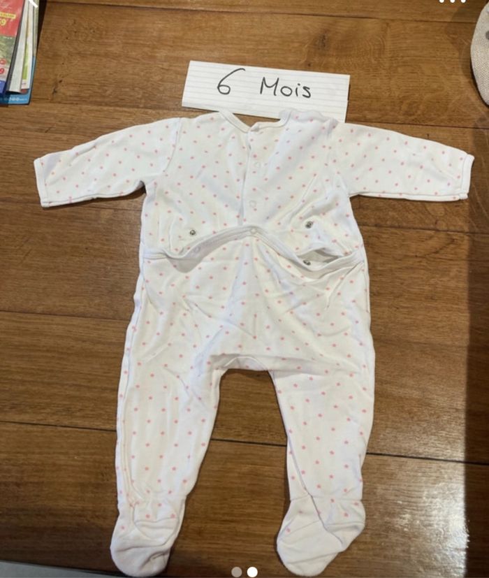 1 pyjama coton 6 mois - photo numéro 2