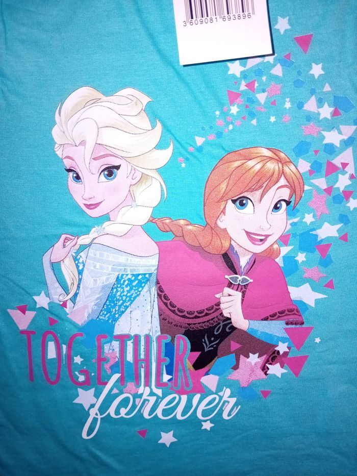 Tee-shirt la reine des neiges - photo numéro 2
