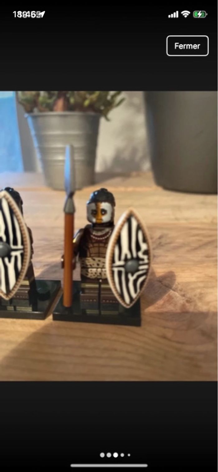 Minifigure Lot guerriers Nubiens - photo numéro 3