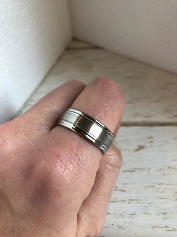 Lot de 36 bagues anneaux en acier inoxydable - photo numéro 4