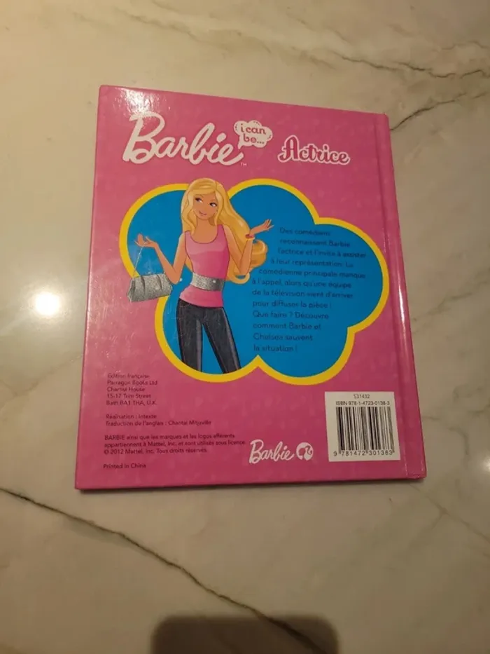 Livre Barbie actrice - photo numéro 3
