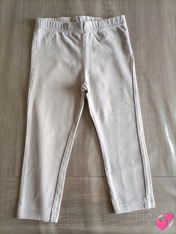 Legging beige gris Kid Kanai 24 mois