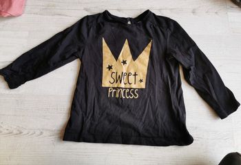 T shirt manche longue 4 ans princess