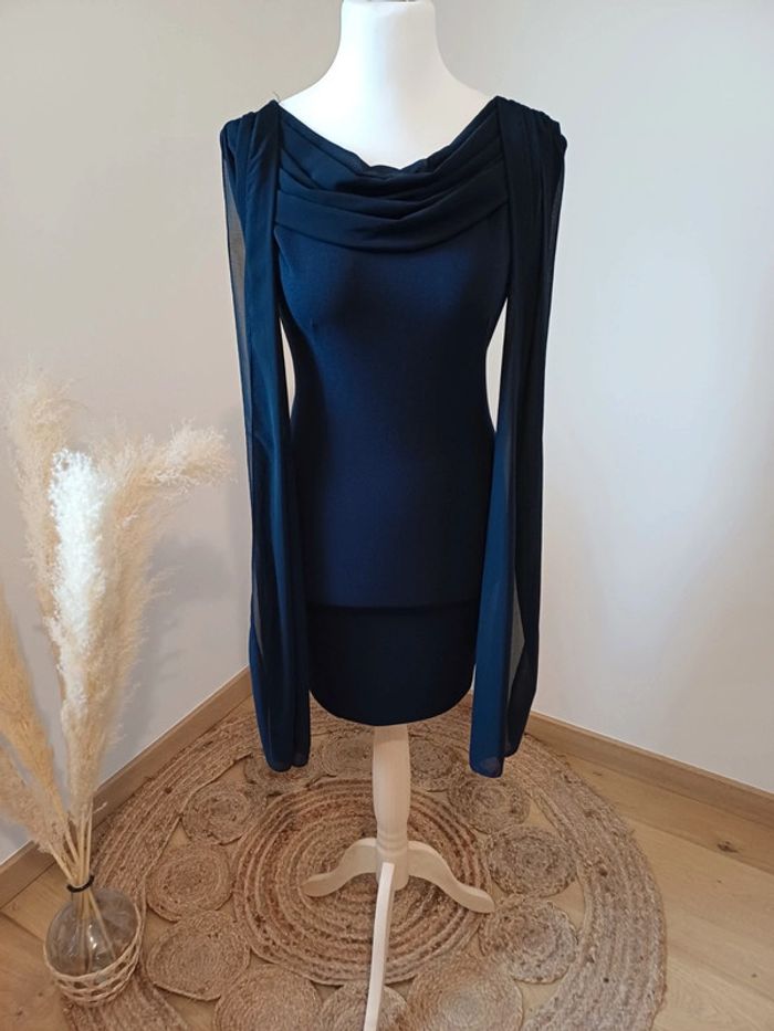 Robe chic bleue Marine Actuelle taille M 38 - photo numéro 2