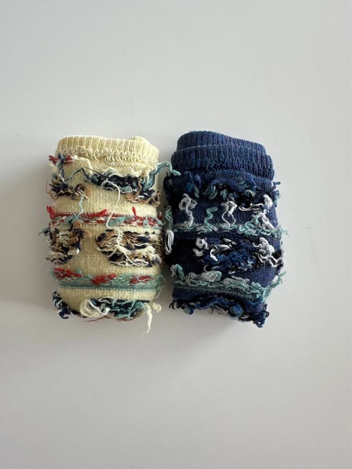 Lot de 2 paires de chaussettes bébé hautes - Taille 15/18 - photo numéro 4