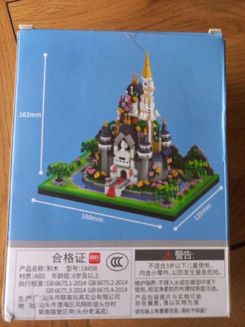 Construction château princesse mini brick block 