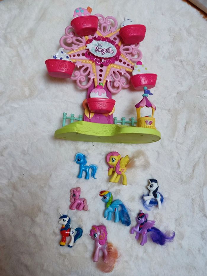 🦄Manège de fête foraine My Little Pony et 8 poneys- Hasbro🦄 - photo numéro 4