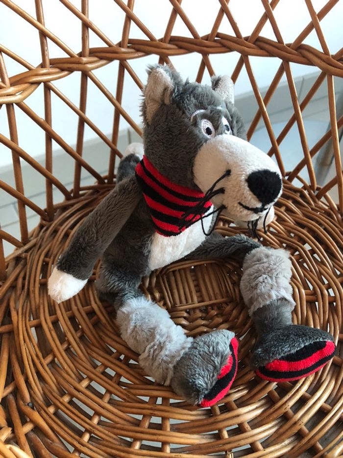 Peluche loup long leg les petites marie - photo numéro 2