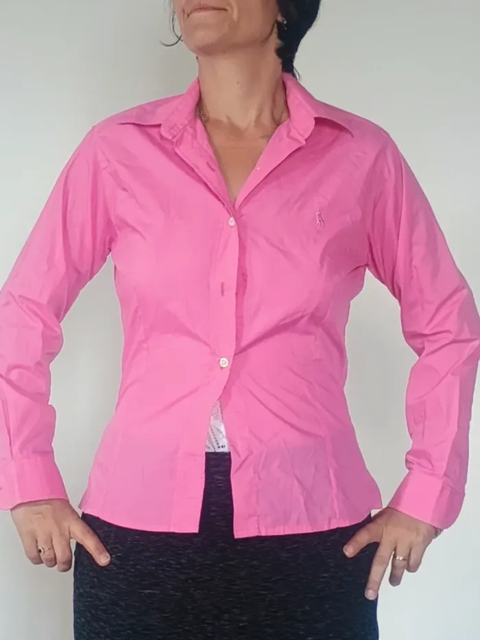 Chemise rose fuchsia Ralph Lauren