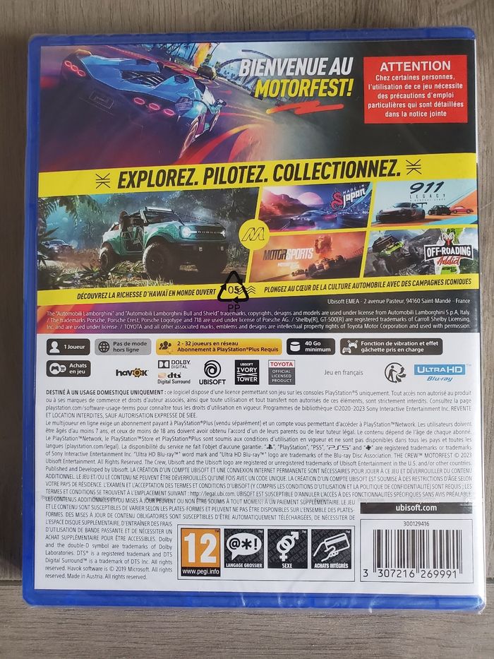Motor Fest sur PS5 Neuf sous Blister jamais ouvert. - photo numéro 2