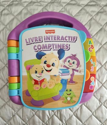 Livre interactif comptines fisher price