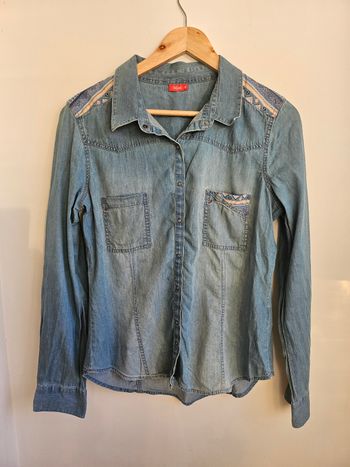 Très belle chemise Tissaia motifs Aztek taille 40