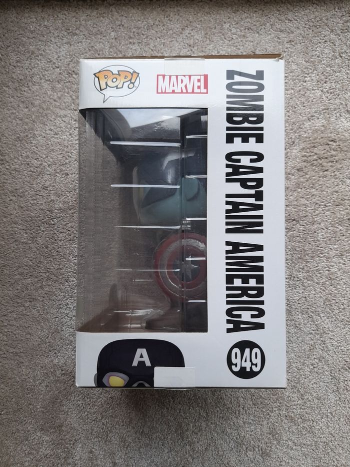 Figurine XXL Funko Pop Jumbo Zombie Captain Amarica - photo numéro 4