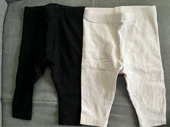 2 leggings 6 mois