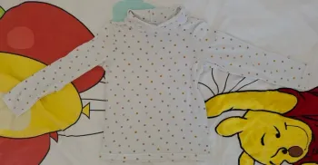 Tee-shirt manches longues avec col 4 ans