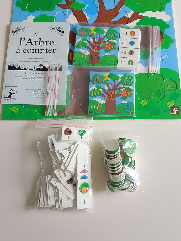 L'arbre à compter éditions pédagogiques du grand cerf complet - photo numéro 2