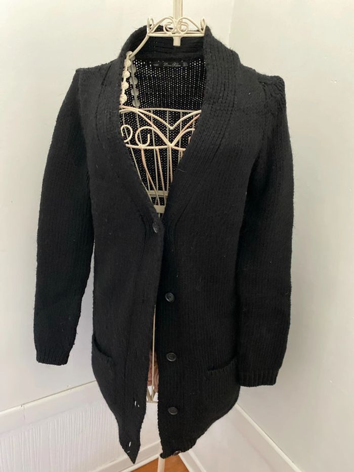 Long gilet. Zara