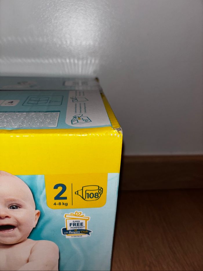 Maxi - Pack De 108 Couches Pampers Protection Premium Neuf Dans L’emballage.