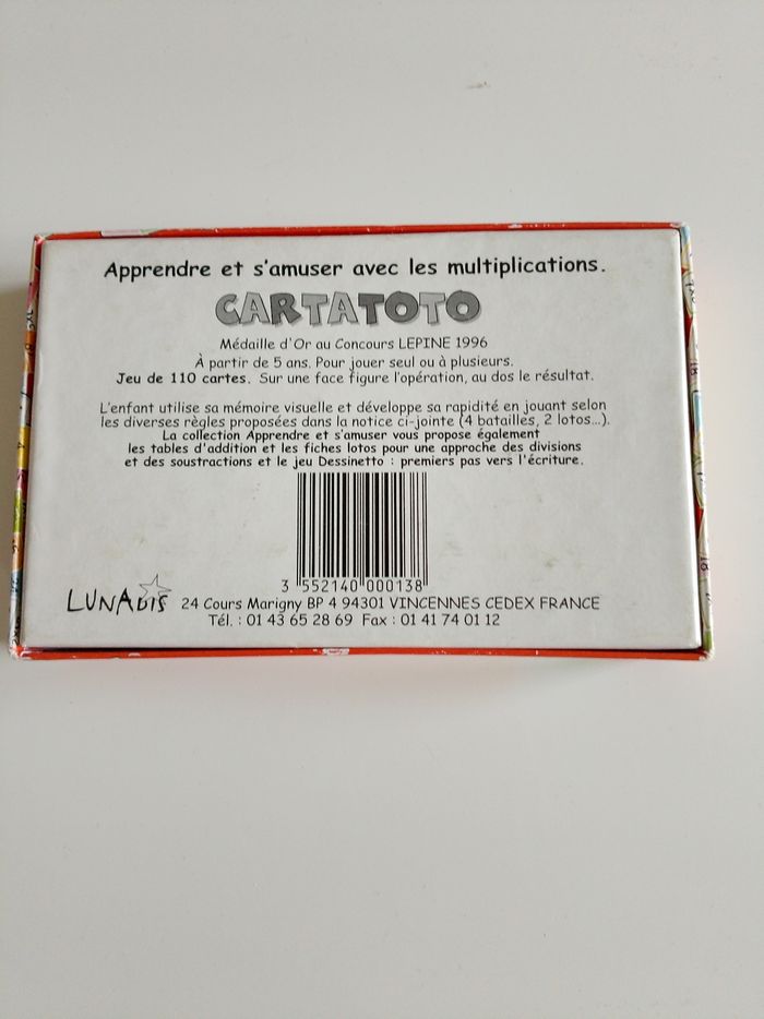Les multiplications de cartatoto lunadis complet - photo numéro 2