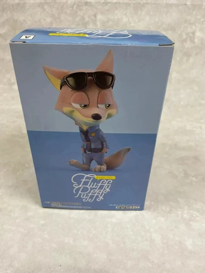 Figurine authentique Disney Japon Zootopie Nick Wilde Fluffy Puffy - tenue de policier - photo numéro 16