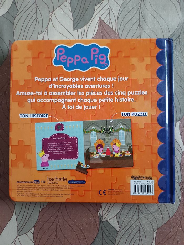 Peppa Pig livre puzzle - photo numéro 2
