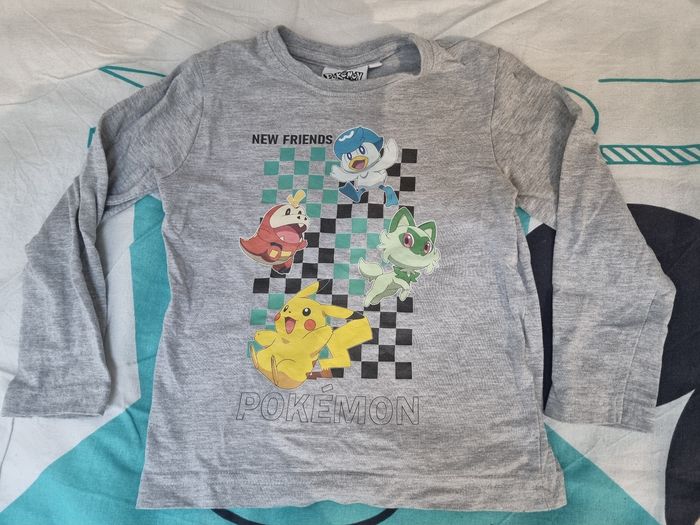 Tshirt manches longues Pokemon 3ans