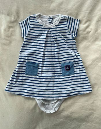 Robe body 6 mois petit bateau