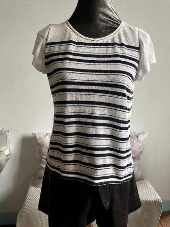 T-shirt en coton tintoretto.