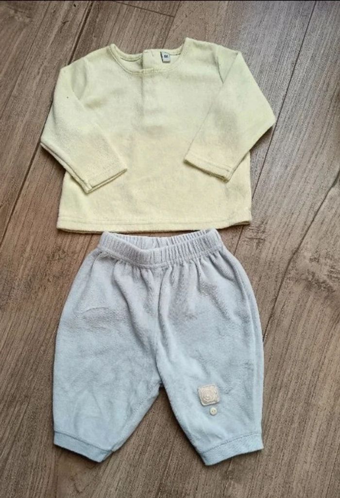 Pyjama couleurs pastel 2 pièces