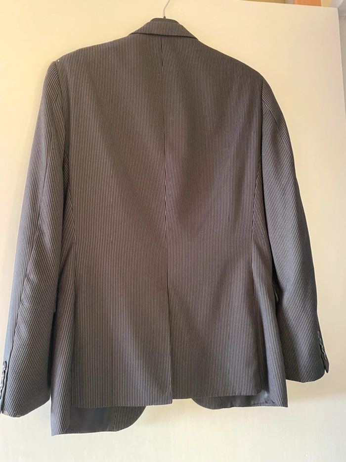 Veste de costume rayé noir/blanc H&M Taille 48 - photo numéro 3