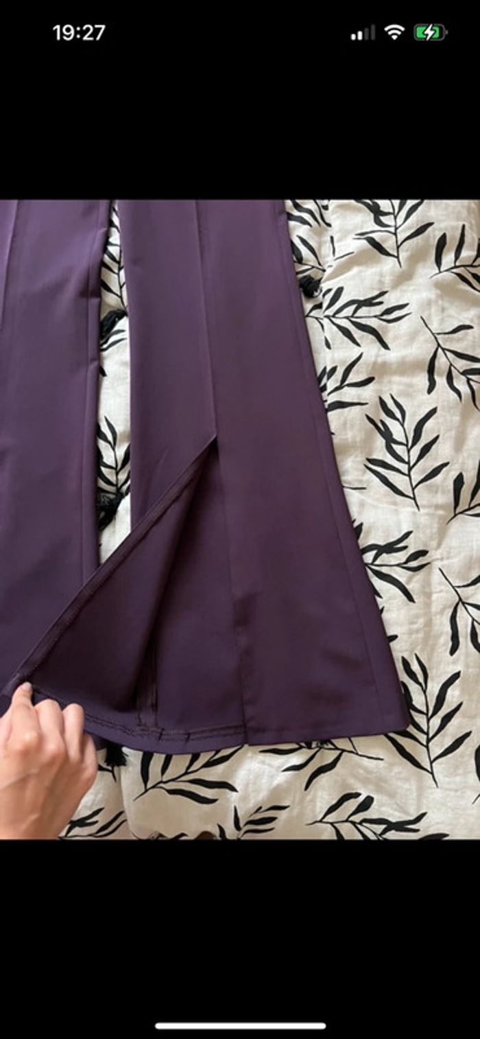 Pantalon femme violet - photo numéro 2