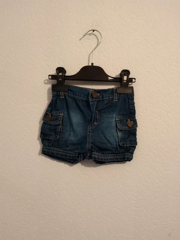 short en jean léger été grain de blé fille 18 mois