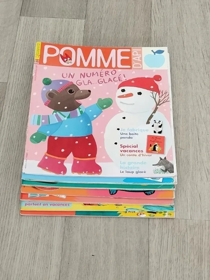 Lot de 7 magazines Pomme d’Api année 2018 L016 - photo numéro 3