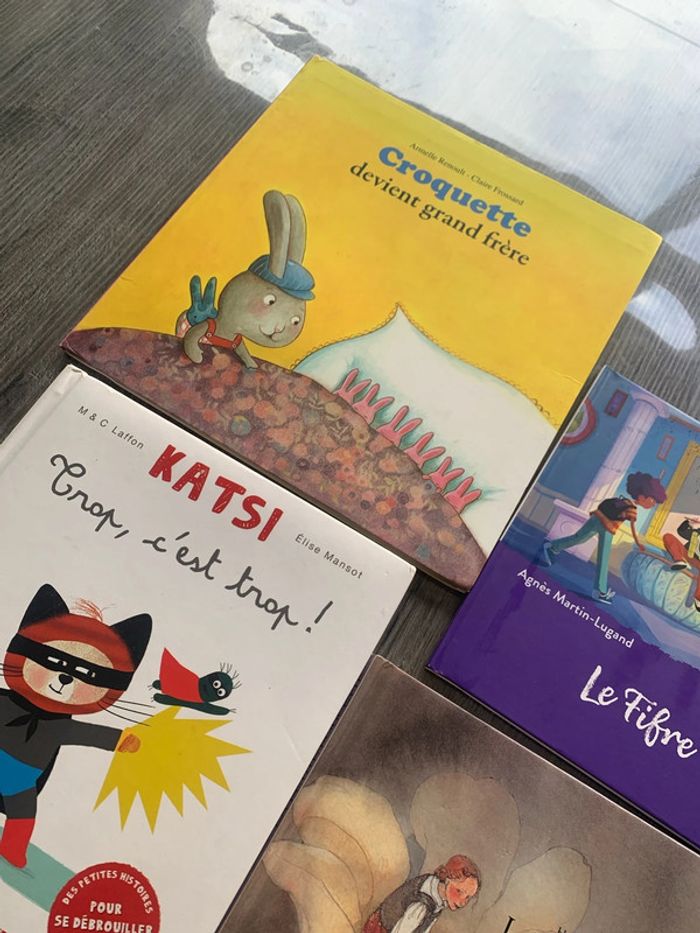 Lot de livres enfants 365 bisous, croquette, katsi , la petite poucette - photo numéro 3