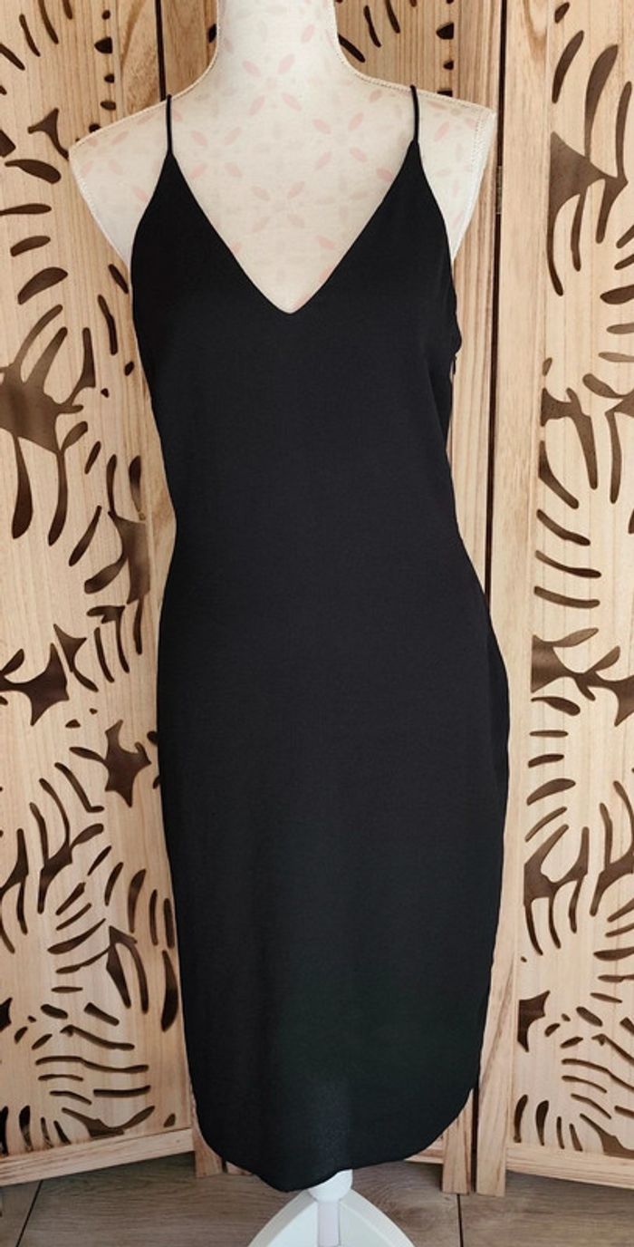 Robe midi fine bretelles Taille 40 Divided H&M - photo numéro 2
