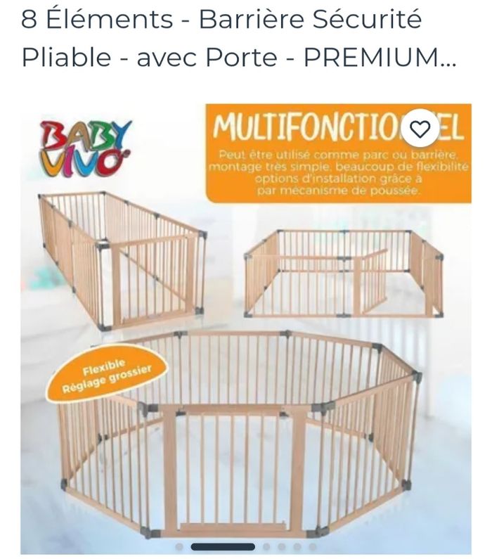 Parc pour bébé - photo numéro 2