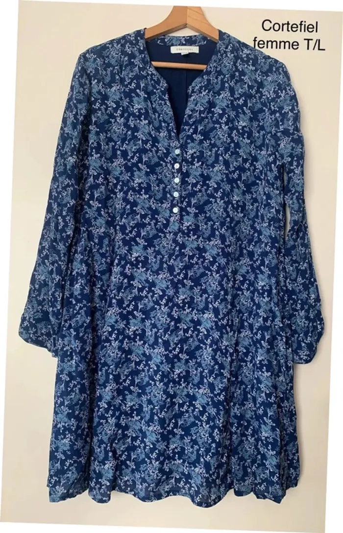 Très jolie robe fleurie fluide Cortefiel T/L